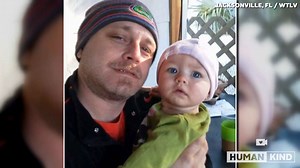 Men pull baby from burning car right before it explodes