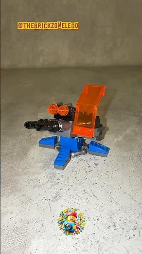 Ready to defend! LEGO laser turret in action ! #lego #thebrickzonelego
