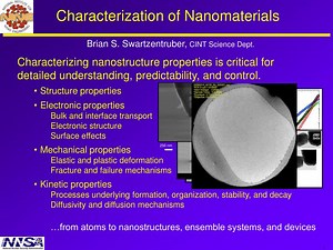 Characterization of Nanomaterials - SlideServe
