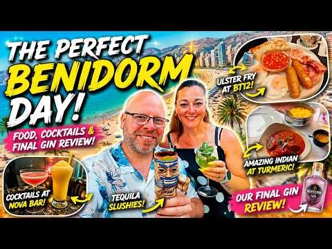 The PERFECT Benidorm Day! Hidden Food Gems, Cocktails & Our Final Gin Review 🍸