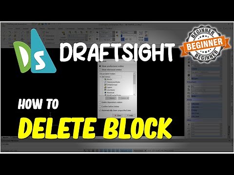 Draftsight How To Delete Block