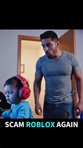 He used a FAKE ROBLOX CODE and instantly regretted it... 😳❄️ #Shorts #baby #relatable #parenting