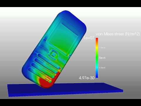 Simulation of a Mobile Phone Hitting the Ground