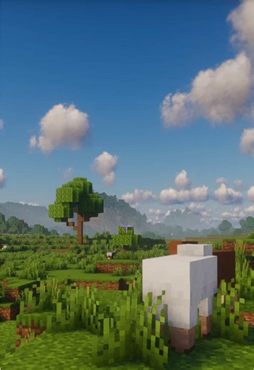 I can’t understand vanilla players #minecraft #shaders #distanthorizons #photon #landscape