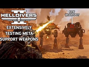 Best Support Weapons vs War Striders | Helldivers 2