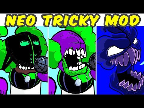 FNF VS Neo Tricky Mod FULL WEEK + Animation (Neo Mod) | FNF MOD/Madness Combat | Friday Night Funkin