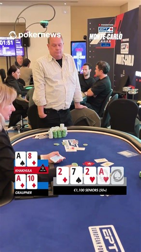 THE WINNING HAND 🏆 PokerStars EPT Monte-Carlo €1,000 Seniors | #PokerNews