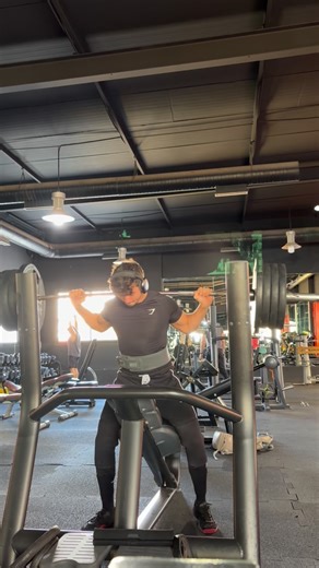 Nabil Lahlou on Instagram: "Week 1 high bar squat 11 weeks out! #squats #powerlifting"