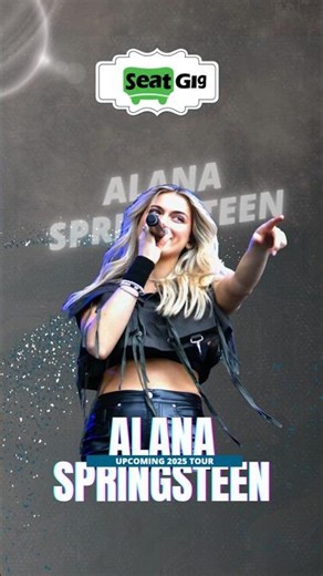 Alana Springsteen Tour 2025 - #alanaspringsteen #alanaspringsteentour