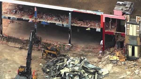 Demolition of Graffiti Park underway for I-45 project