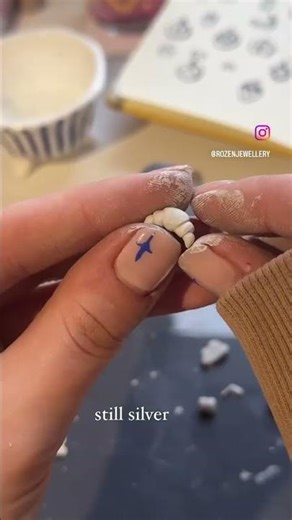 Making a Silver Clay Croissant
