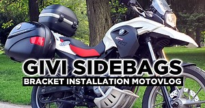 How To Install GIVI Monokey Rack (BMW G650GS) - YouMotorcycle