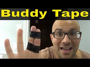 How To Buddy Tape Fingers-Tutorial-Step By Step