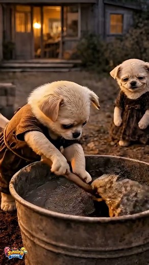 Sad Dog and Puppies Story 🐶💔 | Emotional Puppy Cartoon Story for Kids | Zunaira Toons