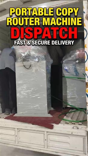 uPVC Portable Copy Router Machine Dispatch Process