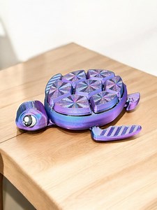Turtle Multi-key Clicker Fidget | 3d Printed Sensory Toy - Etsy