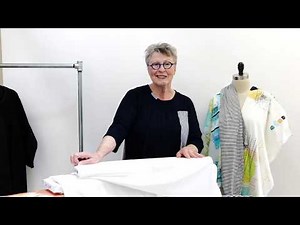 Designer Katherine Tilton discusses fabrics for her Butterick tunic pattern B6735