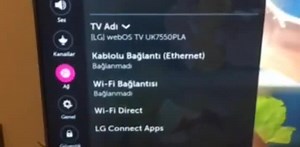 LG TV Wi-Fi Açık Konuma Gelmiyor