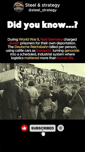 The Trains That Charged Victims | The Dark System Behind WWII