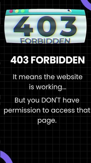 🚨 Why Is This Website Blocking YOU? (403 Forbidden Explained) -403 Forbidden? Here's Why It Happens!