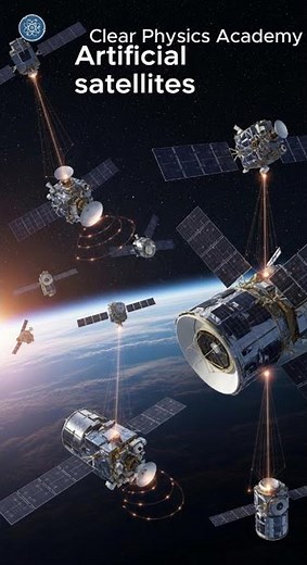 Satellites Explained 🛰️ Natural vs Artificial