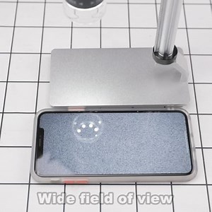 Jiusion WiFi USB-Digitalmikroskop HD Auflösung 50 bis 1000fache drahtlose Vergrößerung Endoskop 8 LED-Minikamera mit Standfuß Tragbare Tasche, kompatibel mit iOS Android Windows Mac