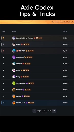 Tips para maka-top sa Axie Codex / Bounty Board LB! #AxieCodex Axie Infinity Start here: http://app.axieinfinity.com/codex | AC Malakas