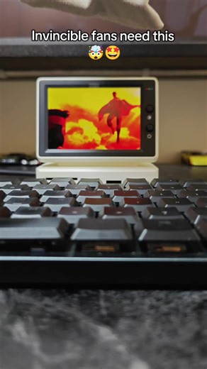 every Invincible fan needs this in their setup 🫵😳#invincible #invincibleseason3 #gamingsetup #anime #holographic #3d