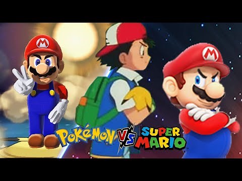 Pokemon Crossover Battle: Pokemon Vs Mario (Ash Vs Mario)