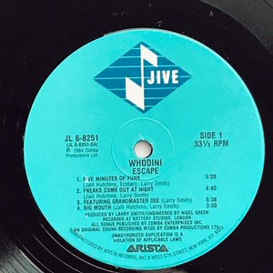 Whodini, Escape 1- Five Minutes Of Funk 2- Freaks Come Out At Night 3- Big Mouth 4- Friends | GETO MUSIC