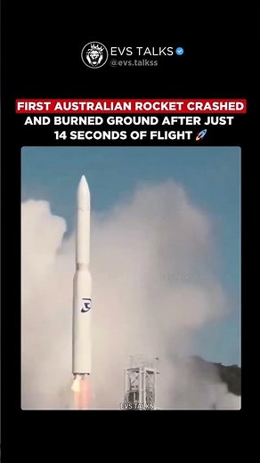 🇦🇺 Australia’s 1st Rocket 🚀 Crashes & Burns in Just 14 Seconds! 🔥
