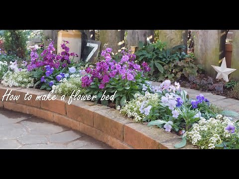 Tips to making pretty flower beds for winter/ spring | Recommended for gardening beginners