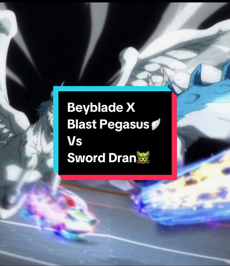 Blast Pegasus Vs Sword Dran Batalla Beyblade X🔥🐉 . #beybladex #beyblade #amv #linkinpark #beybladeburst
