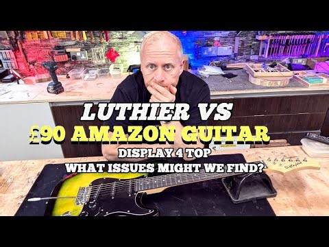 Watch How A Luthier Transforms A £90 Amazon munter - The Results Might Surprise you