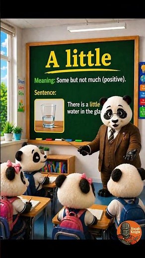 Little vs A little vs The little #learnenglish #englishlanguage #englishvocabulary #englishlearning