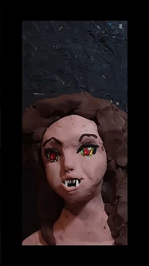 Medusa clay animation #animation #medusa #transformation #claymation
