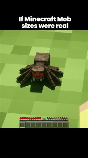 If Minecraft's Mob Sizes Were Real💀