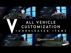 Battlefield V ALL Vehicle Customization Showcase