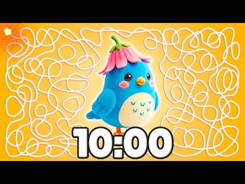 10 Minute [SPRING] Bluebird Timer 🐦🌸✨ | Cozy Classroom Countdown!