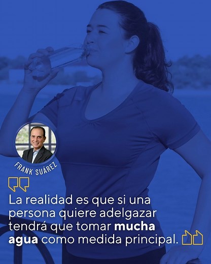 Tomar mucha agua es una forma bien efectiva de subir el metabolismo y adelgazar. | Frank Suárez
