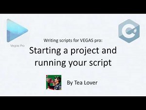 VEGAS PRO Scripting Tutorial 1: Starting a project and running your script