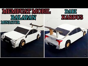 Mobil Balapan Nascar Sedan Cara Membuat Dari Kardus Keren Banget | Ide Kreatif