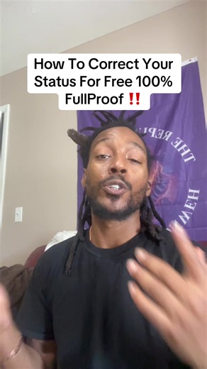 Status Correction Is Free don’t let these people get you! | status correction documents