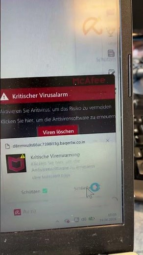 False virus alert in Windows 11