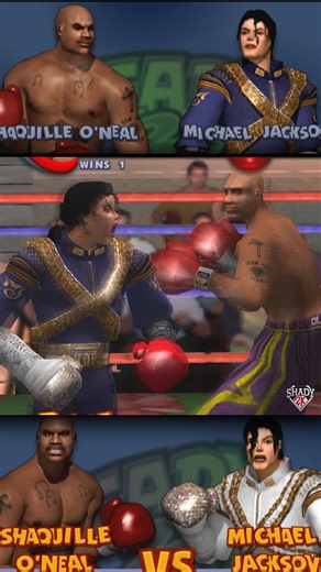Shaquille O'Neal VS Michael Jackson Ready 2 Rumble Boxing: Round 2 | Shady00018