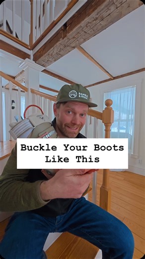 Most skiers were never taught how to buckle their boots. 🎿 (Yes, it’s my wife’s boot, shell overlap works the same on every boot.) Order matters. Lower buckles close the shell. 🚪 Upper buckles drive performance. 🏎️ If your instep hurts or your cuff creases, check your overlap first. Small detail. Big difference. Gear should disappear so the experience can take over. Were you taught top-down or bottom-up? #SkiBoots #BootFitting #SkiTips #SkiGear #SkiSeason | Ramble & Roam Adventures