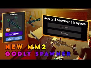 [UNPATCHED] 🎃 NEW BEST MM2 GODLY SPAWNER SCRIPT PASTEBIN (HALLOWEEN UPDATE) | MURDER MYSTERY 2