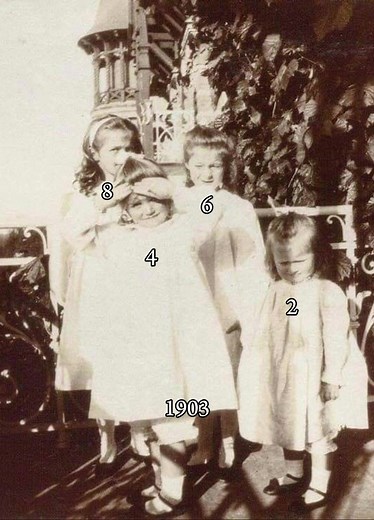 Romanov Sisters: Evolution from 1895-1918