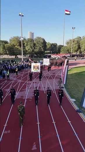 استعراض حفل التخرج المركزي لجامعة بغداد بمشاركة كردوس من الكلية العسكرية