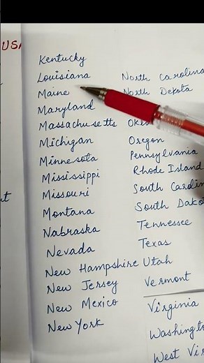 #The 50 USA🇺🇸 states song (fifty - nifty states song) #states #fiftynifty #lyrics #viralshort